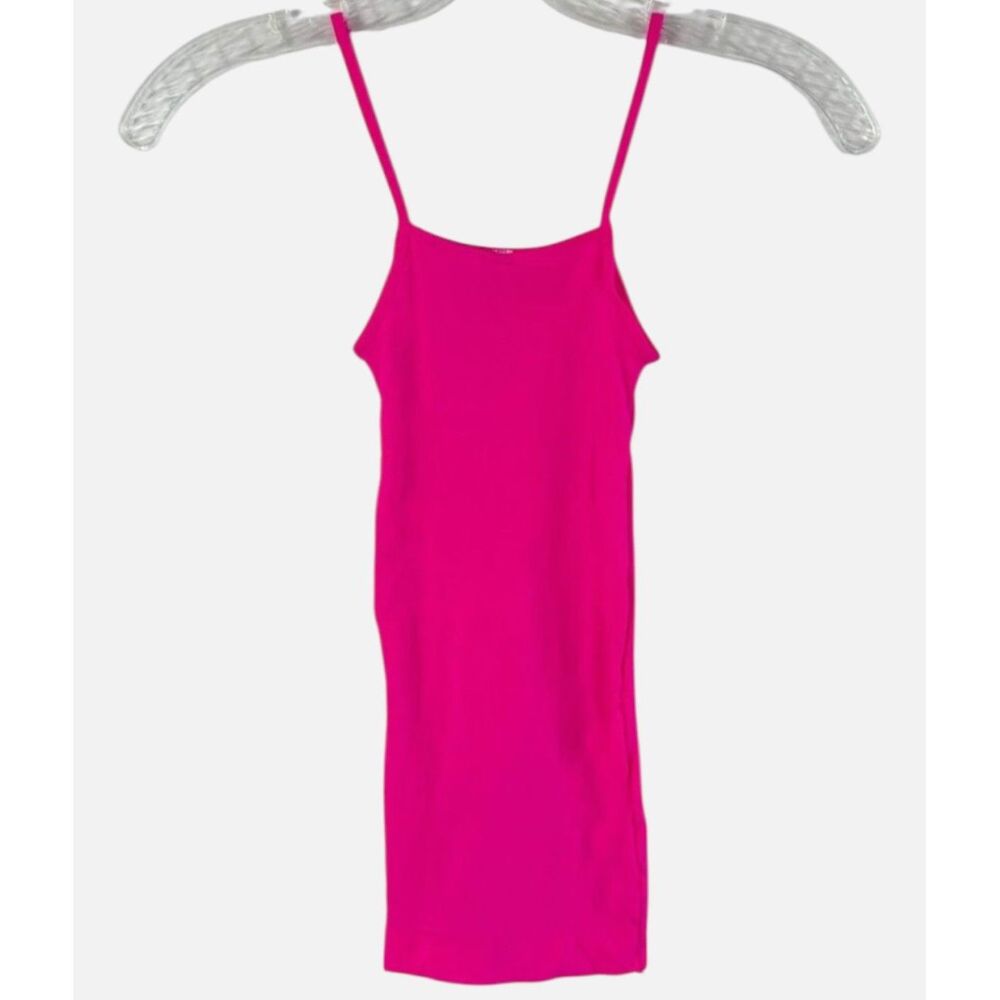 Body Wrappers Neon Pink Camisole Tank Top One Size Dance Ballet Jazz Made USA